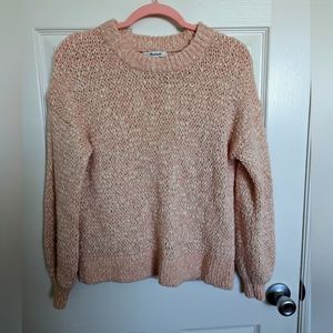 Madewell Pink Knit Sweater